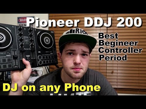 Pioneer DDJ 200 (Full Review 1 Month later) | The Best Beginner DJ Controller | DJ with your phone
