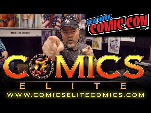 NYCC 2021 Artist Publisher and writer booth showcase.