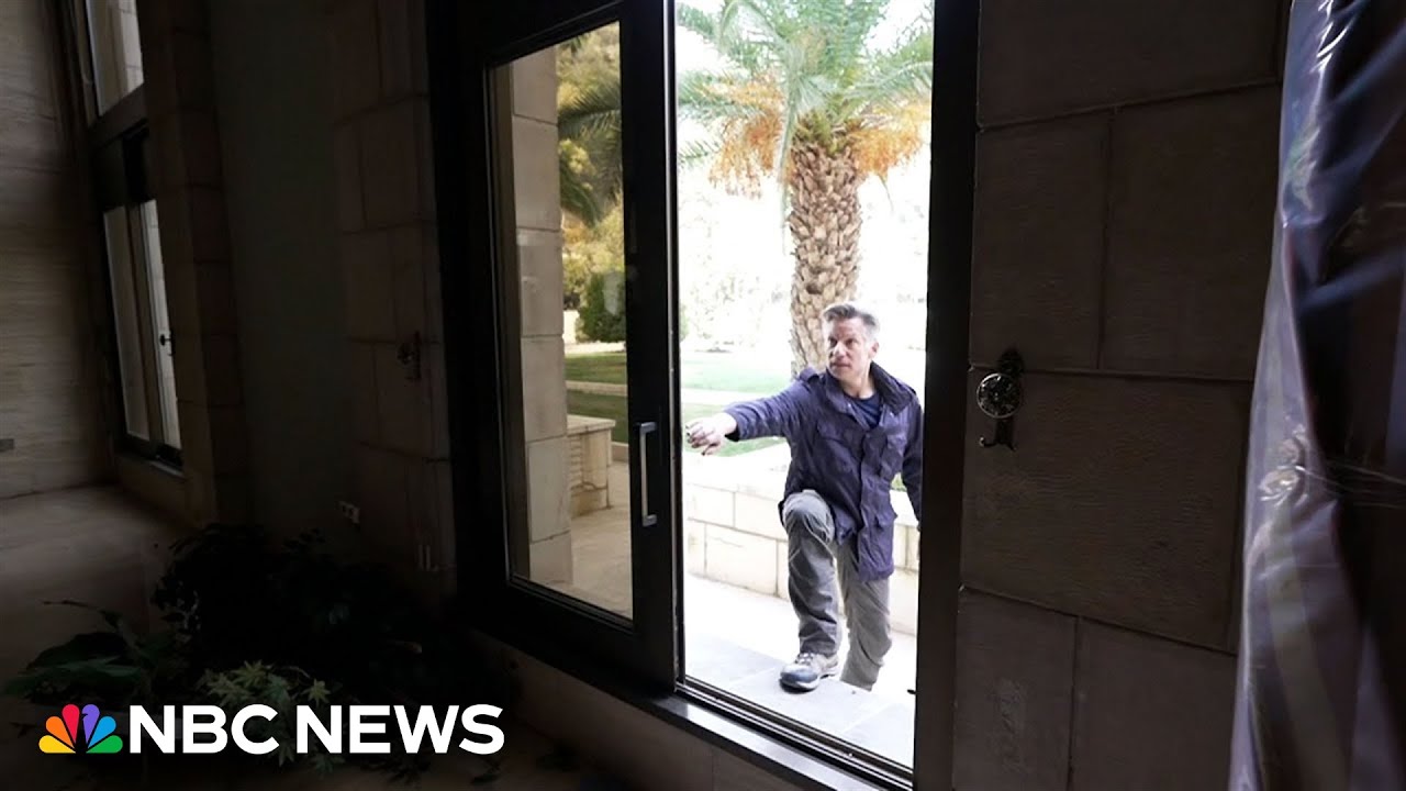 Richard Engel explores looted Assad palace in Damascus