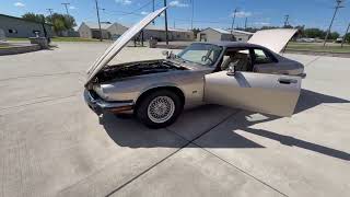 52k-Mile 1992 Jaguar XJS 2+2 V12 Coupe Open Walk Around