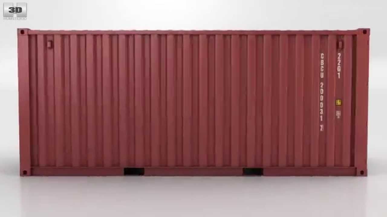 Shipping Container 20ft 3D model by 3DModels.org