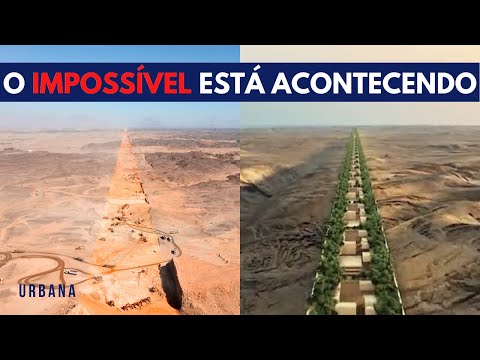 , title : 'A construção do The Line COMEÇOU!! Megacidade de 170Km no deserto'