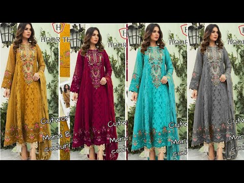 Latest Heavy Party wear Embroidery Suits Collections