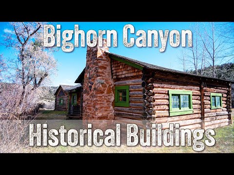 Historical Buildings within Bighorn Canyon Recreational Area just outside of Lovell Wyoming.