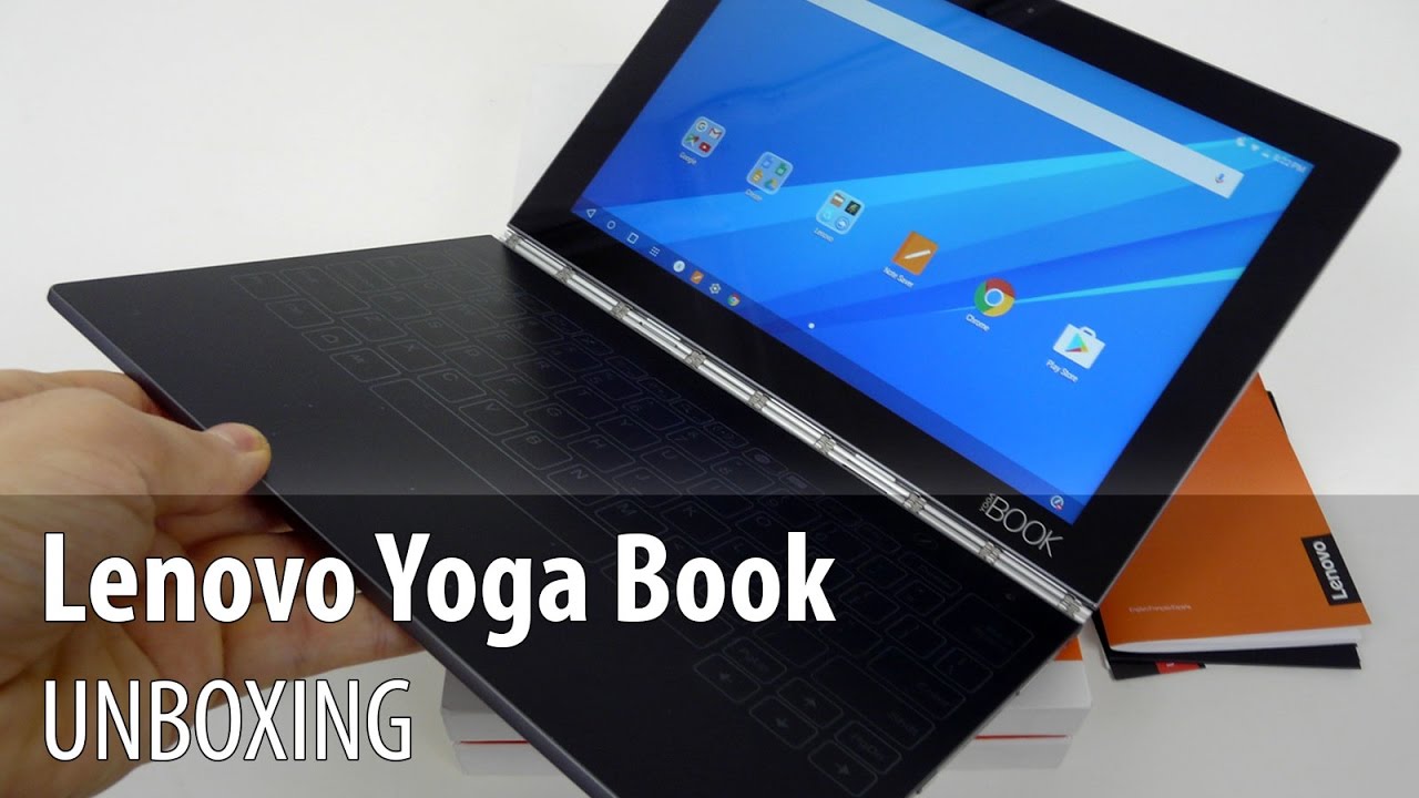 Lenovo Yoga Book Android Unboxing (2 in 1 Tablet With Touch Keyboard, Real Pen Stylus)