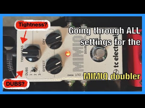 TC Electronics Mimiq Doubler in STEREO - Going Through All Settings