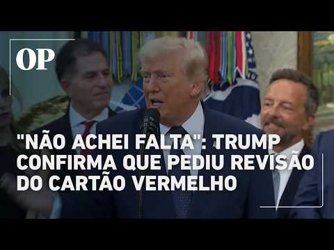 Trump confirma que pediu revisão do cartão vermelho contra Balogun: "Não achei falta"