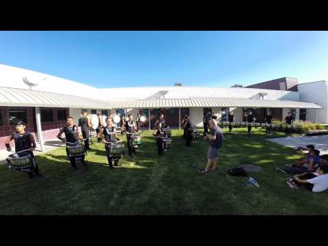 Santa Clara Vanguard Cadets Drumline Drum Solo at Pacific Procession 7/1/14