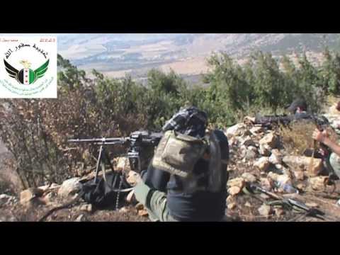 التصدي لقوات النظام على حاجز السرمانية من قبل لواء الفتح المبين في ريف حماة