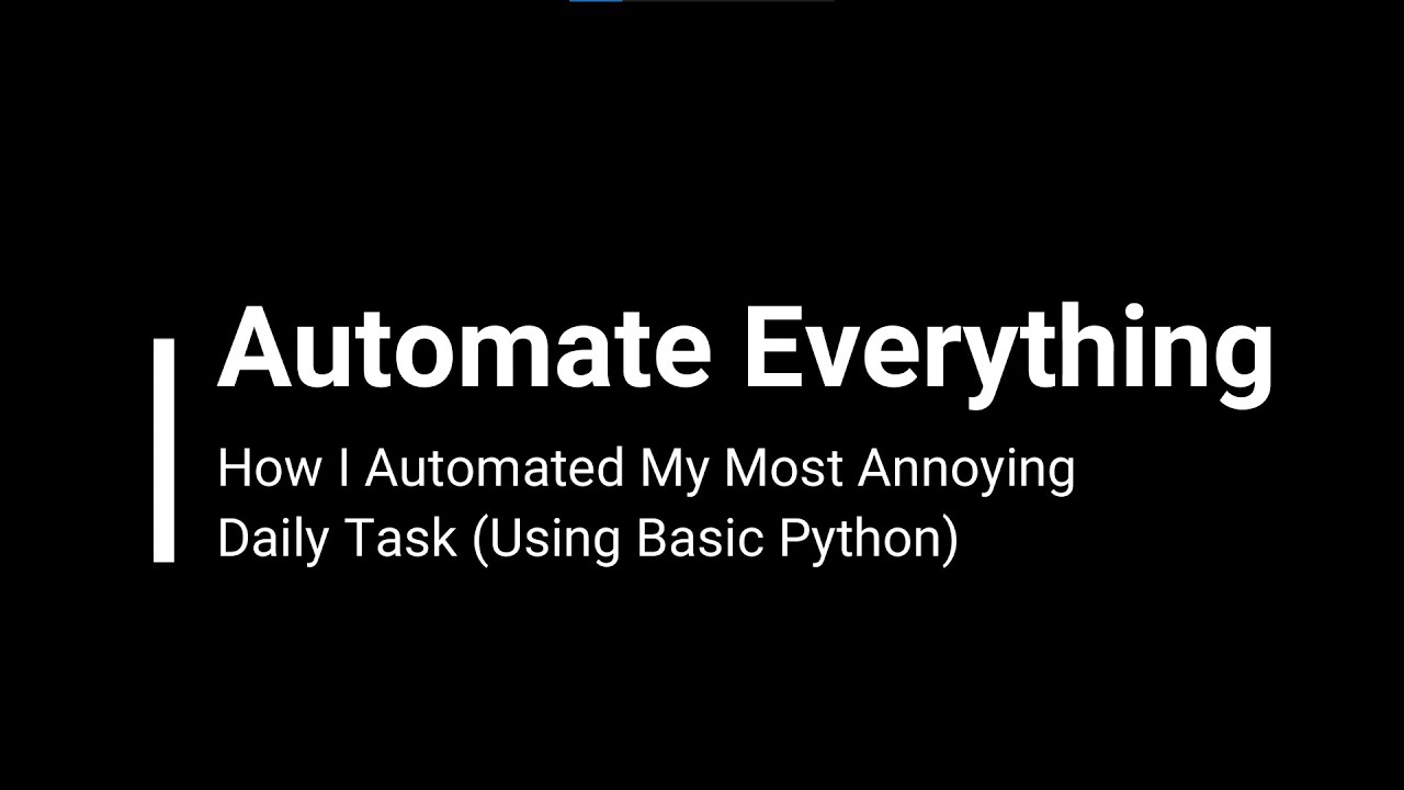Automate Your File Organization with Python (Beginner Tutorial)