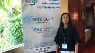 Dr. Zhanming Liang at GHC Conference 2017 by GSTF Singapore