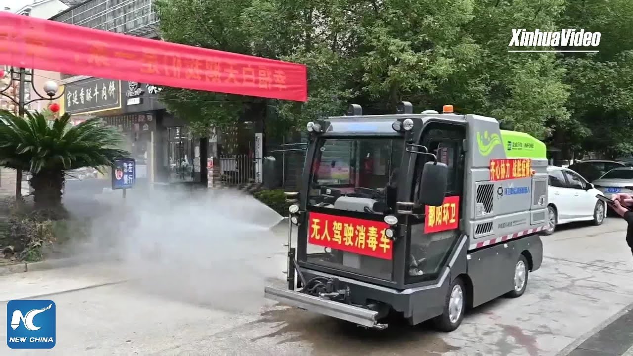 Autonominis sunkvežimis padeda kinams kovoti su koronavirusu