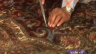preview picture of video 'Colors of India: Hand Clipping of Rugs'