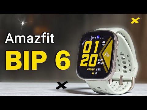 фото умные часы amazfit bip 6 (черный, с черным силикон 0