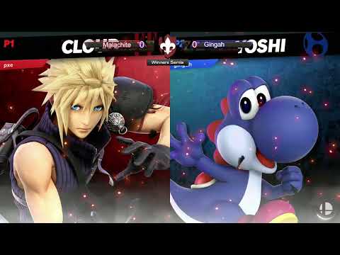 Ultimate @ TRG # 60 - Malachite (Cloud) vs Gingah (Yoshi) [Winner's Semi-Final]