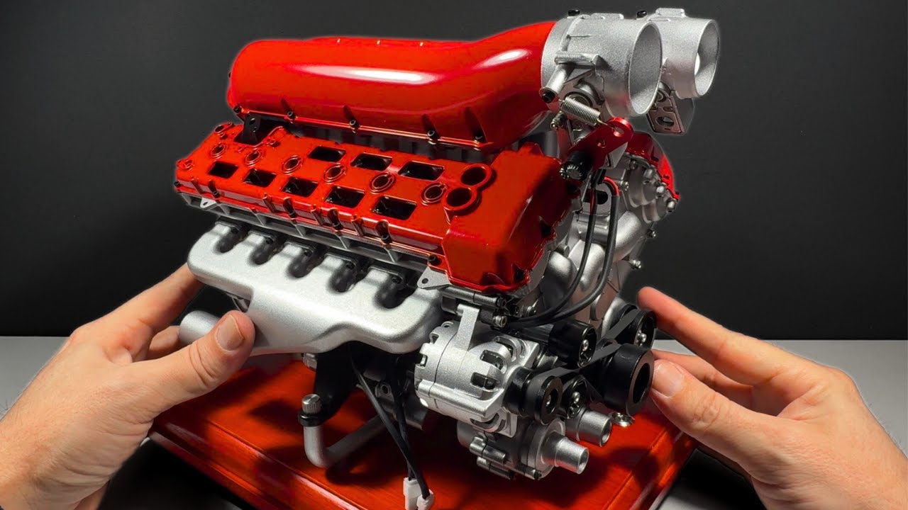 BUILDING THE FIRST 1/4 Scale  V12 Engine Model Kit 