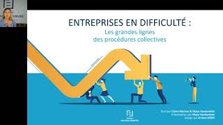 Entreprise en difficulté les grandes lignes des procédures collectives