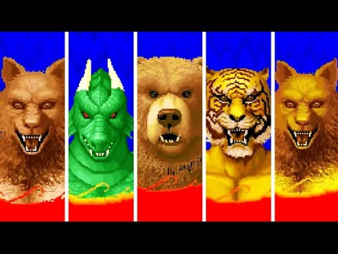 SEGA - Altered Beast 1988 | All Transformations in 4K - SEGA Genesis/Mega Drive