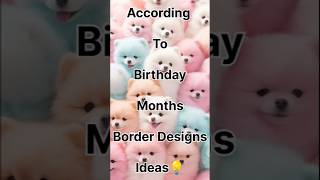 ✨ 5 easy border designs/project work designs/side border design #short