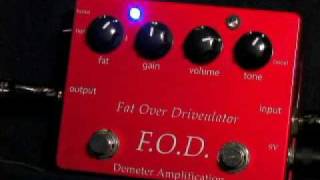 Video thumbnail for Demeter Fat Over Drivulator FOD-1 by ProGuitarShopDemos