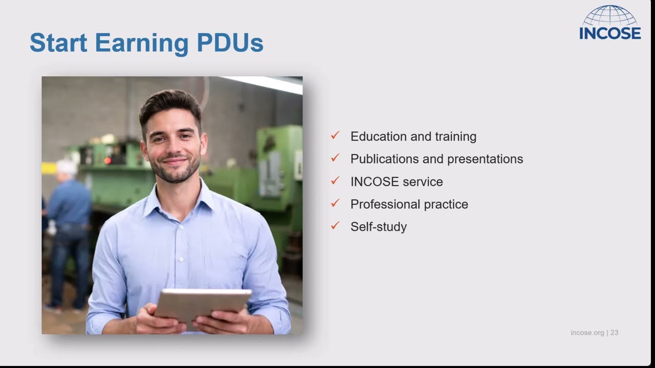 ​INCOSE Systems Engineering Certification (Academic Equivalency)