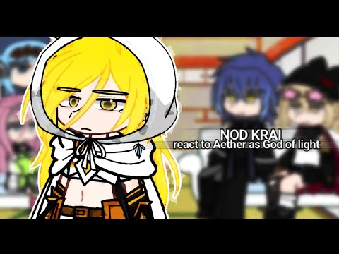 | Nod krai react to Aether as god of light | genshin impact| 🇷🇺/🇬🇧 |
