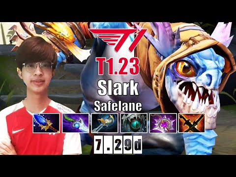 Slark Safelane | T1.23 | ANOTHER UNDERRATED AND BROKEN CARRY HERO | 7.29d Gameplay Highlights