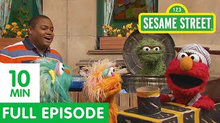 Elmo&#39;s Happy Little Train | Sesame Street Full Episode