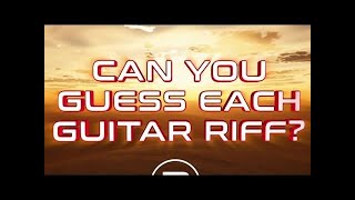 Air Guitar Anthems: Guitar Riff Quiz