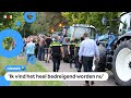 Boeren protesteren bij huis van minister