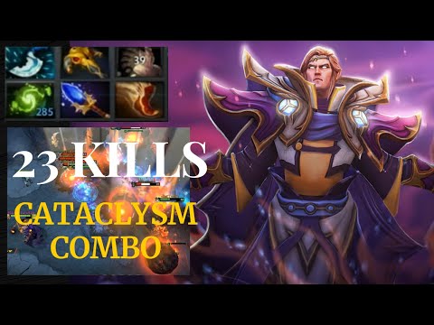 EZ INVOKER RANKED GAME CATACLYSM REFRESHER COMBO - Invoker Highlights #10