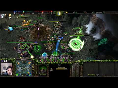 Illisori (NE) Draniq (Orc) vs Hax (UD) Sunny (HU) - WarCraft 3 - 2v2 - Season 18 Division 1 - WC2831