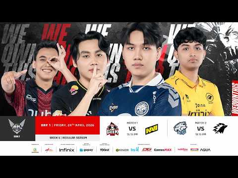 🔴 LIVE | MPL ID S17 | Regular Season Day 1 Week 5 | English
