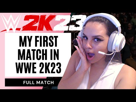 MY FIRST MATCH IN WWE 2K23 Full Gameplay | #wwe2k23