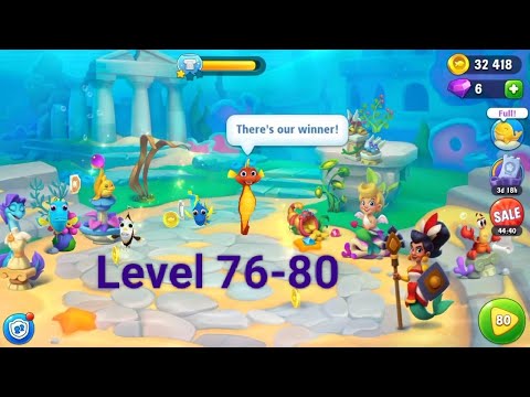 Gameplay Fishdom Level 76-80
