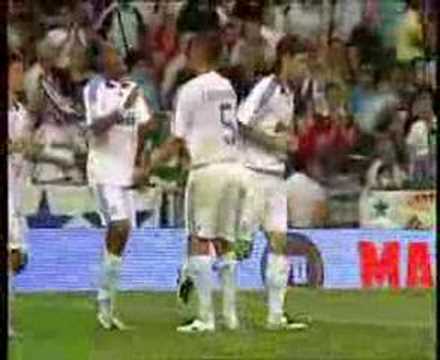 Real Madrid  vs Almeria goles de saviola Sneijder Higuain