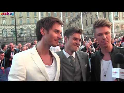 ESCKAZ in Stockholm: Lighthouse X (Denmark) sing on the Red Carpet