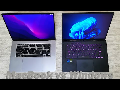 Image for YouTube video with title MacBook 16 Pro vs Asus Zephyrus M16. Apple Vs Windows viewable on the following URL https://youtu.be/SdTCRqNSk9k