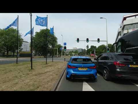 HTM lijn 28: Den Haag Zuiderstrand - Voorburg Station | HTM 1047 | omleiding | 2022