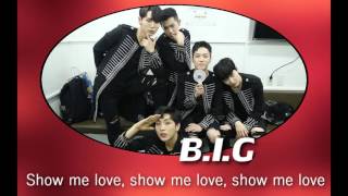 B.I.G(Boys In Groove)  - Right Now Lyrics [Hangul + Romanization + Translation]