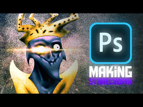 Making Starecrown from a Friday Night Funkin' Mod in Photoshop | Speed Edit