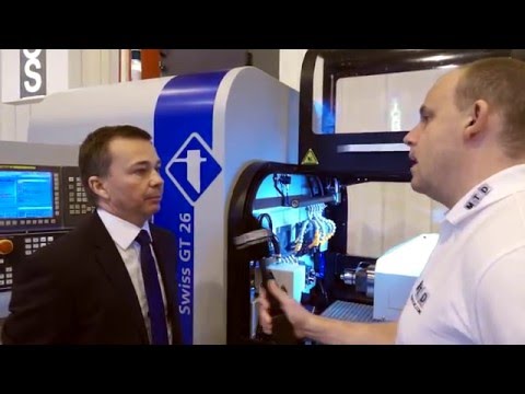 Tornos Swiss GT26 small turned part multi axis lathe