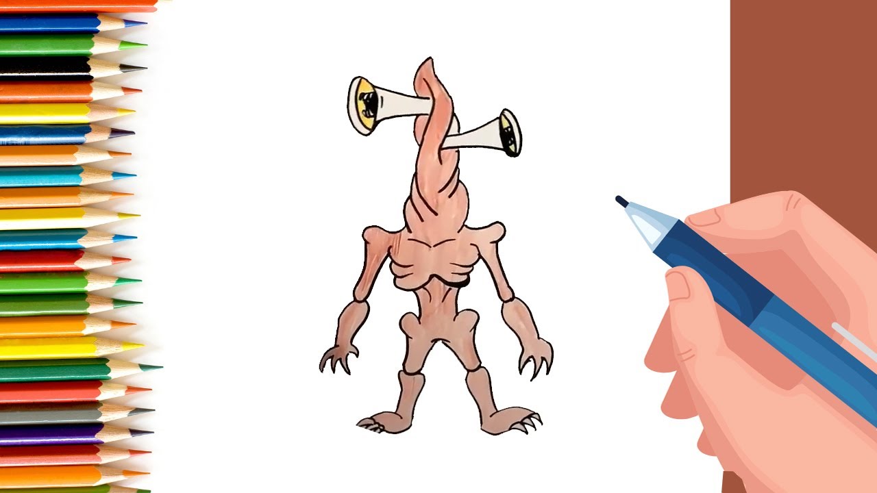 How to draw Sirenhead