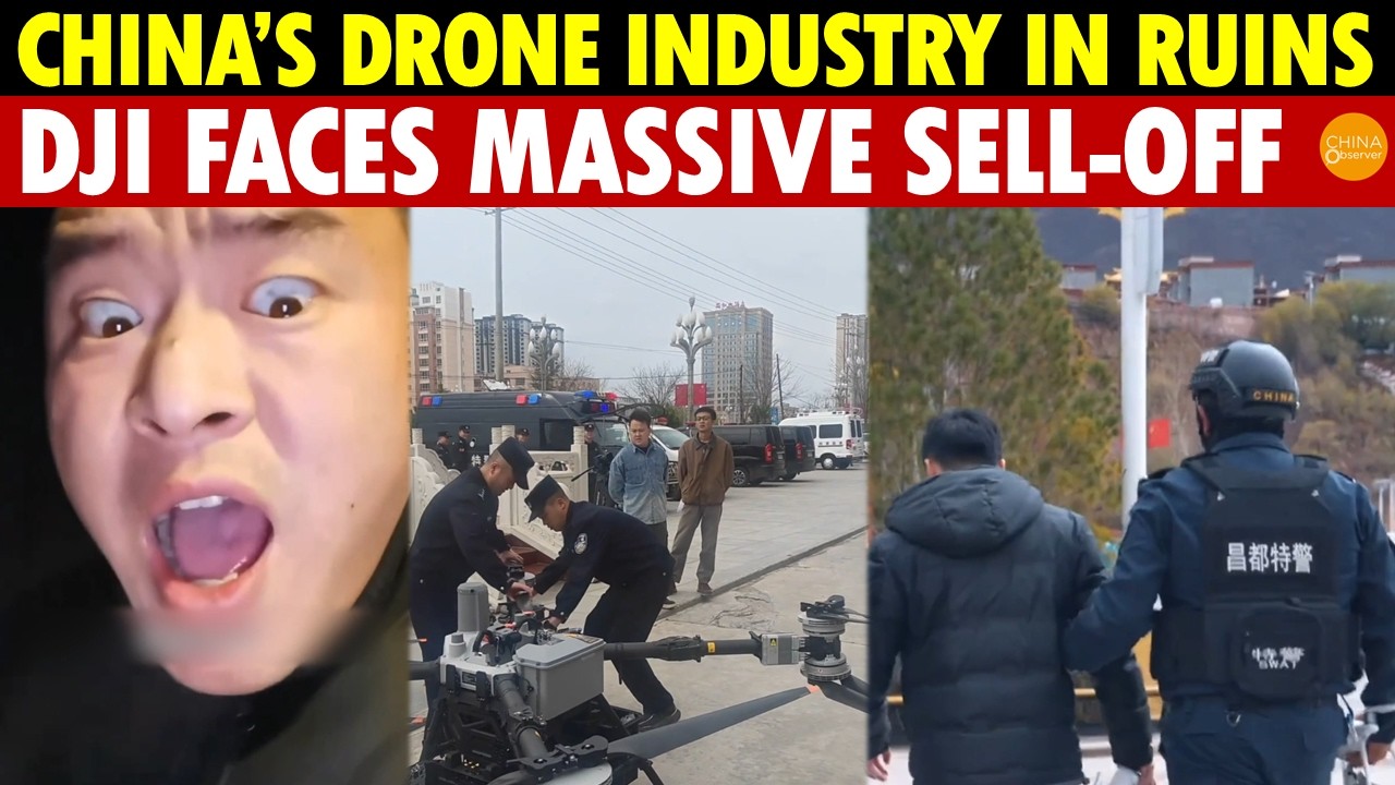 China’s Drone Industry in Ruins, Full Flight Ban, DJI Faces Fire Sale—Is Xi Fearing Assassination?