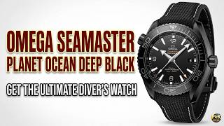 The ULTIMATE Stealth Diver? Omega Seamaster Planet Ocean Deep Black Review & GMT Walkthrough