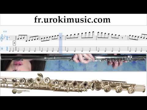 Cours de Flute Mission Impossible - Theme Tuto Partitions Partie#1 um-i829