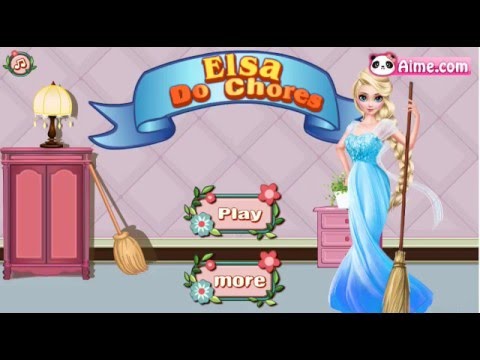 Disney Princess Frozen Elsa Do Chores