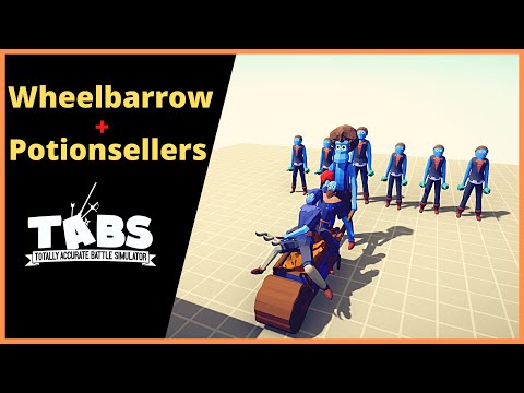 Wheelbarrow + Potionsellers VS Every Faction - TABS - Totally Accurate Battle Simulator