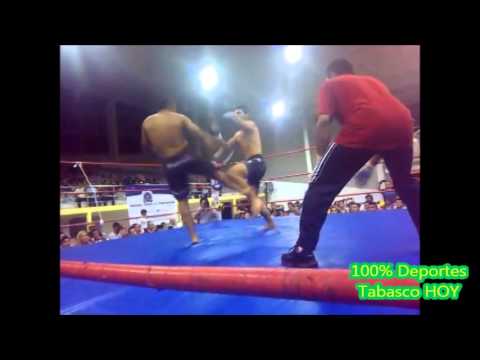 MMA EN TABASCO MARRO MARROQUIN VS HOOLIGAN FLORES