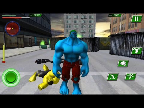 Incredible Monster Hero Crime City Revenge Fight | Green Monster Fighting Battle - Android GamePlay